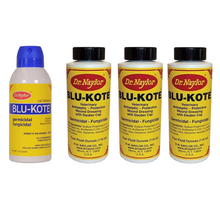 Load image into Gallery viewer, Dr. Naylor Blu-Kote Aerosol (128 Gram) - 1 + Dauber (4 oz.) - 3 - Fast Drying Antiseptic Wound Dressing Pack of 4