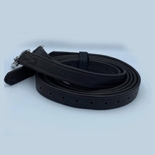 Load image into Gallery viewer, Stirrup Leather Light weight, Ultra Strength in Black and Havana