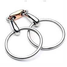 Load image into Gallery viewer, Loose Ring Snaffle Copper Link Happy Mouth Bit for Horses