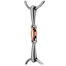 Load image into Gallery viewer, Loose Ring Snaffle Copper Link Happy Mouth Bit for Horses