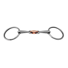 Load image into Gallery viewer, Loose Ring Snaffle Copper Link Happy Mouth Bit for Horses