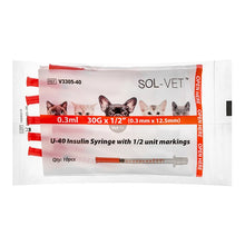 Load image into Gallery viewer, Sol-Vet® Standard Insulin Syringe