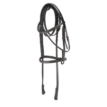 Load image into Gallery viewer, Equestrian Horses Bridle With Lace Reins Premium Leather
