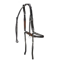 Load image into Gallery viewer, Italian Leather Hunting Breastplate With Runing Martingale Attachment
