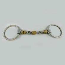 Load image into Gallery viewer, Equestrian Loose Ring Snaffle Bit with Copper Roller
