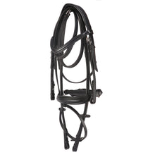 Load image into Gallery viewer, BRIDLE WITH FREE REINS( ITALIAN LEATHER)
