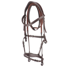 Load image into Gallery viewer, Bridle Set Handcrafted, Anatomically Wide, Premium Leather
