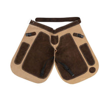 Load image into Gallery viewer, Farrier Chaps Apron Suede Leather two side Knife pockets and with magnet fitted
