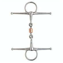 Load image into Gallery viewer, Full Cheek Snaffle Bit With Copper Peanut Stainless steel for Horse
