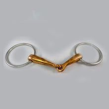 Load image into Gallery viewer, Equestrian Copper Loose Ring Jointed Snaffle Bit - MC 5027
