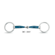 Load image into Gallery viewer, Blue Sweet Iron Loose Ring Horse Bit Strong &amp; Comfortable MC-5057
