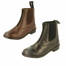 Load image into Gallery viewer, Toggi Augusta Zip up Jodhpur Short Leather Boots - KIDS
