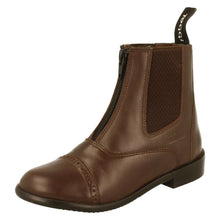 Load image into Gallery viewer, Toggi Augusta Zip up Jodhpur Short Leather Boots - KIDS
