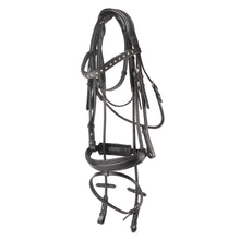 Load image into Gallery viewer, Rolled Anatomical Crank Flash Noseband Bridle
