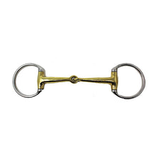 Load image into Gallery viewer, EggButt Snaffle Bit – Double Jointed Stainless Steel Horse Bit with Copper
