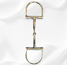 Load image into Gallery viewer, EQUESTRIAN D-RING SNAFFLE HORSE BIT
