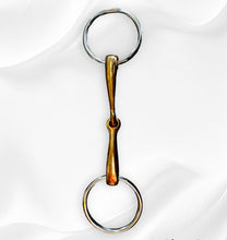 Load image into Gallery viewer, Equestrian Copper Loose Ring Jointed Snaffle Bit - MC 5027
