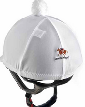 Load image into Gallery viewer, Ornella prosperi helmet cover with POM POM
