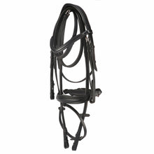 Load image into Gallery viewer, Bridle With Free Reins Handcrafted from Italian Leather for Horse - 2106-IE
