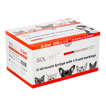 Load image into Gallery viewer, Sol-Vet® Standard Insulin Syringe